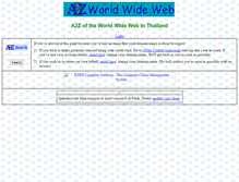 Tablet Screenshot of a2zworldwideweb.com